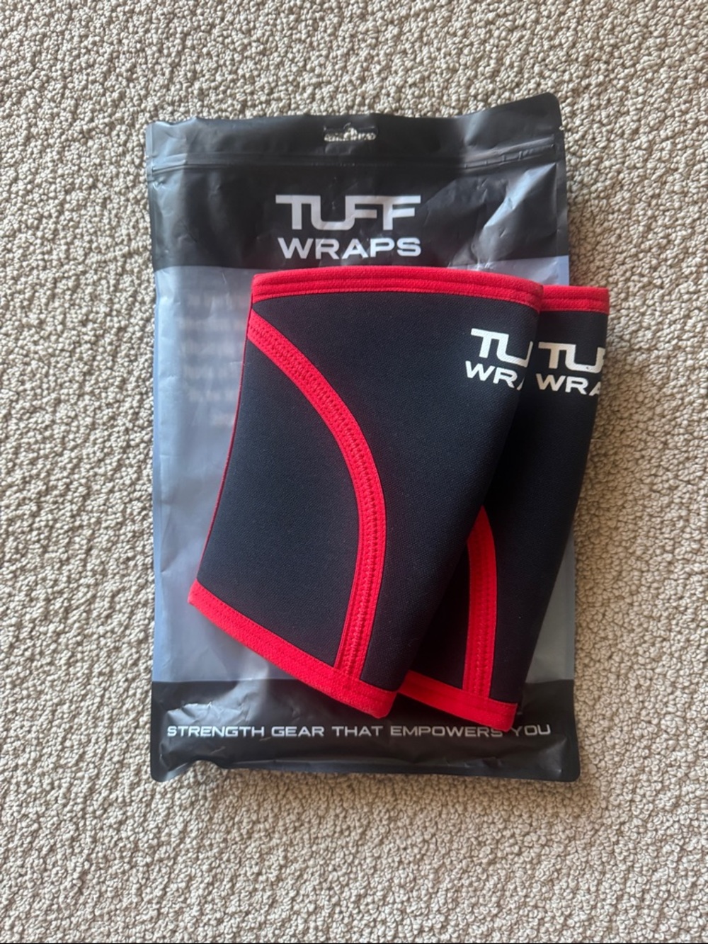 TUFF WRAPS X-Training Knee Sleeves Size Small